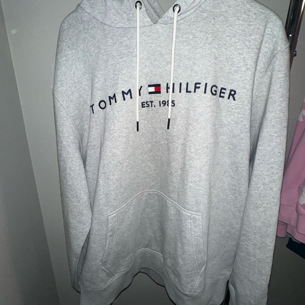 Tommy Hilfiger Light Gray Hoodie for Men